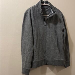 Untuckit Men's Gray Sweatshirt - medium- quarter zip - great condition
